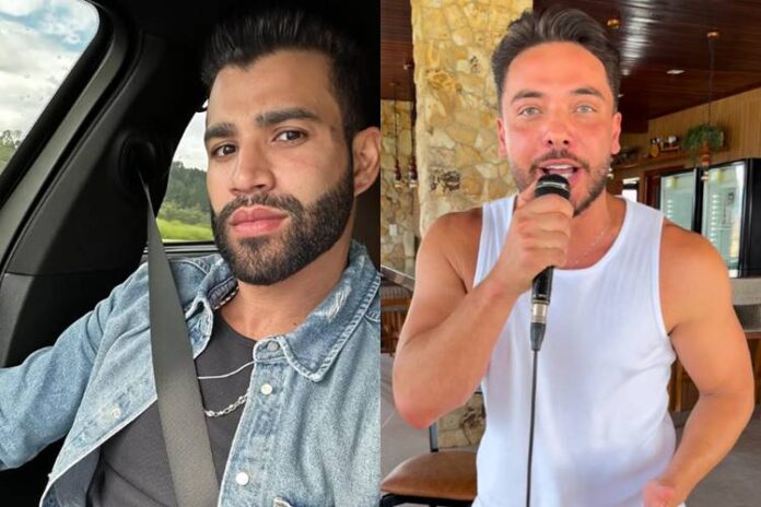 Gusttavo Lima e Wesley Safadão Gusttavo Lima e Wesley Safadão. (Foto: reprodução/Instagram)