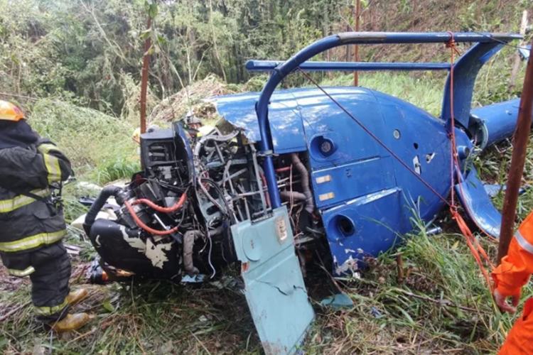 Queda de helicóptero mata famoso empresário e esposa em SP