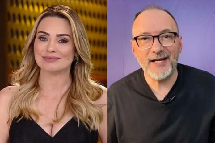 Rachel Sheherazade e Britto Jr Rachel Sheherazade e Britto Jr - Foto: Record/YouTube