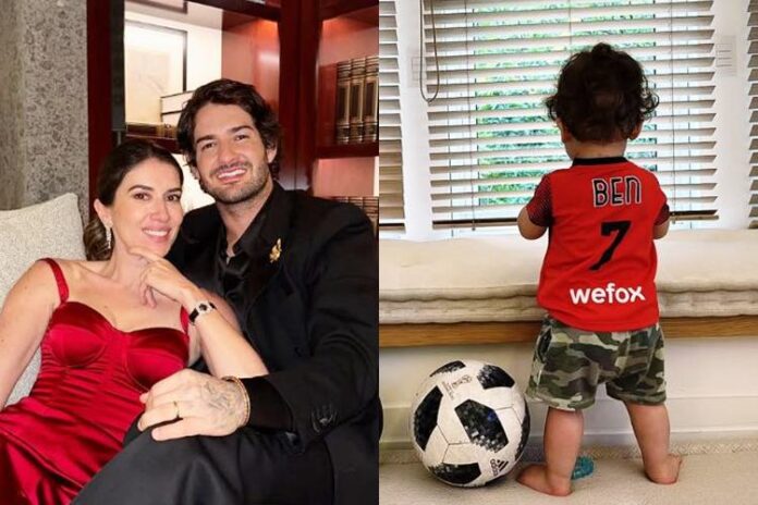 Rebeca Abravanel, Alexandre Pato e Benjamin Rebeca Abravanel, Alexandre Pato e Benjamin - Foto: Instagram