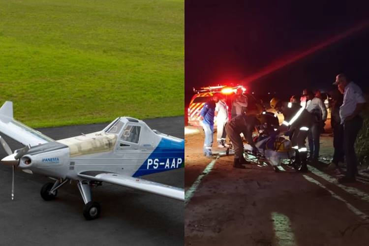 Tragédia! Avião agrícola cai após bater em fiação elétrica; saiba mais