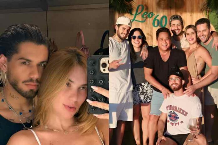 Virginia Fonseca, Zé Felipe, Leonardo e os irmãos do cantor (Reprodução: Instagram)