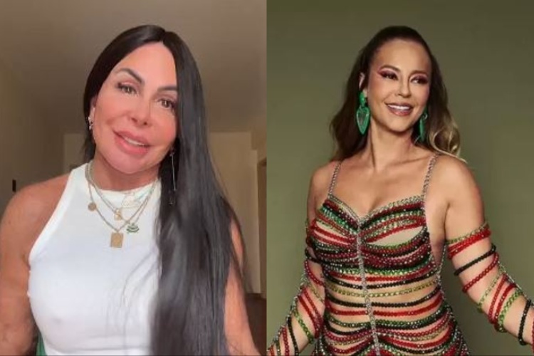 Gretchen defende Paolla Oliveira após ataques contra a atriz: “Inspiração”