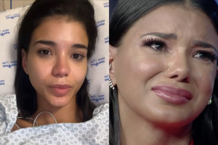 Jakelyne, modelo e ex-peoa, é internada às pressas e revela diagnóstico médico: “Estava literalmente caída no banheiro e sem forças”