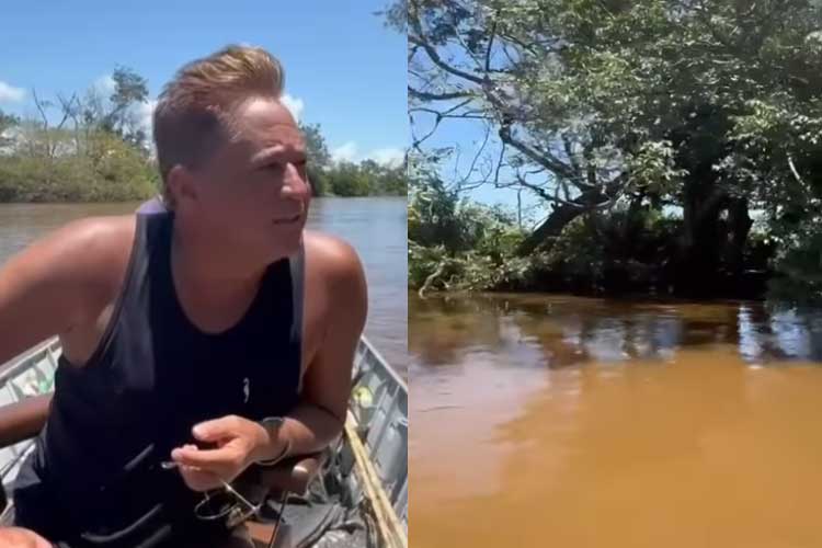 Leonardo mostra encontro incrível com onça-pintada no Pantanal