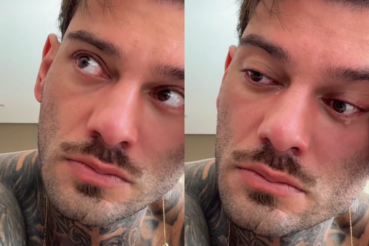 Lucas Lucco chora ao desabafar publicamente sobre crise de ansiedade: “Fico assustado”