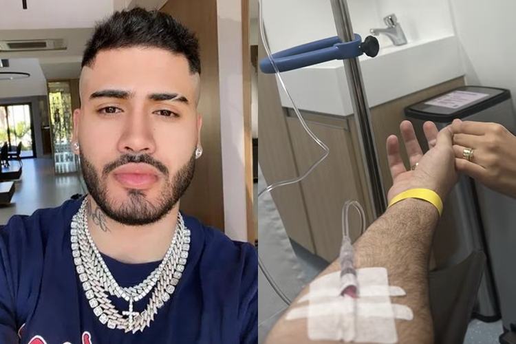 Kevinho é internado às pressas com fortes dores de cabeça