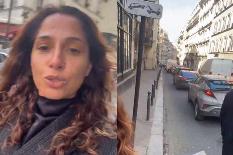 Em Paris, Camila Pitanga passa por dificuldade após alerta de bomba: ‘Tudo parado!’