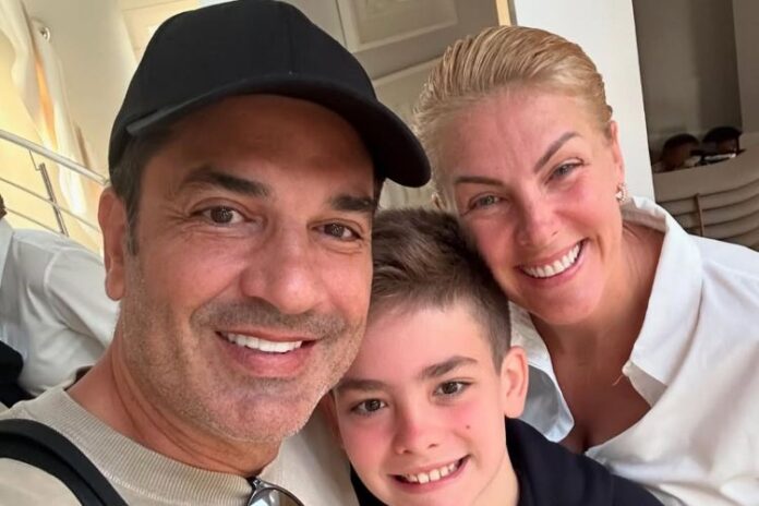 Edu Guedes, Alezinho e Ana Hickmann Edu Guedes, Alezinho e Ana Hickmann (Reprodução: Instagram)