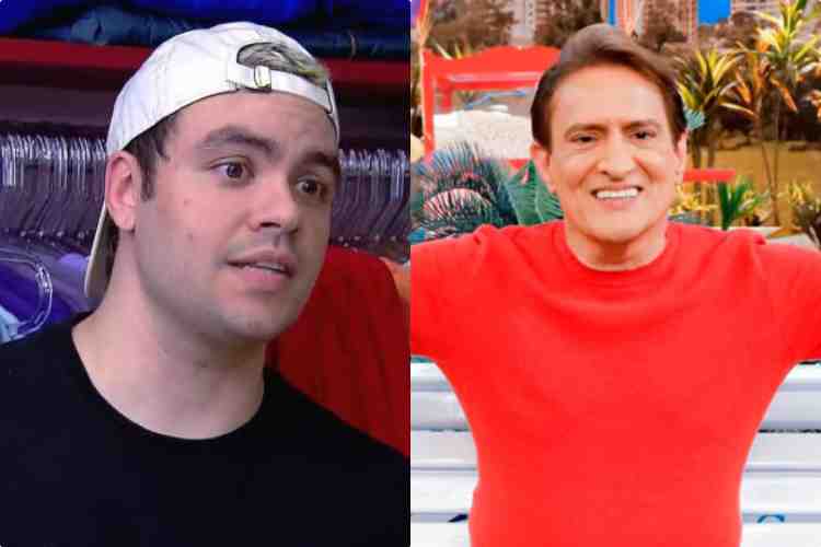 Luccas Neto e Marcelo de Nóbrega (Montagem/Área VIP/SBT)