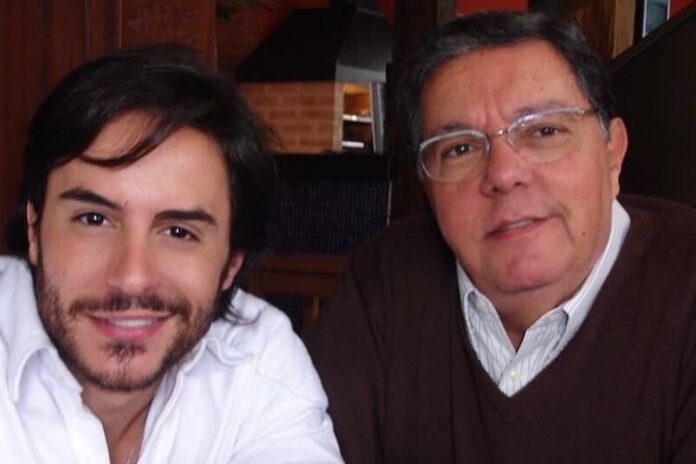 Ricardo Tozzi com o pai