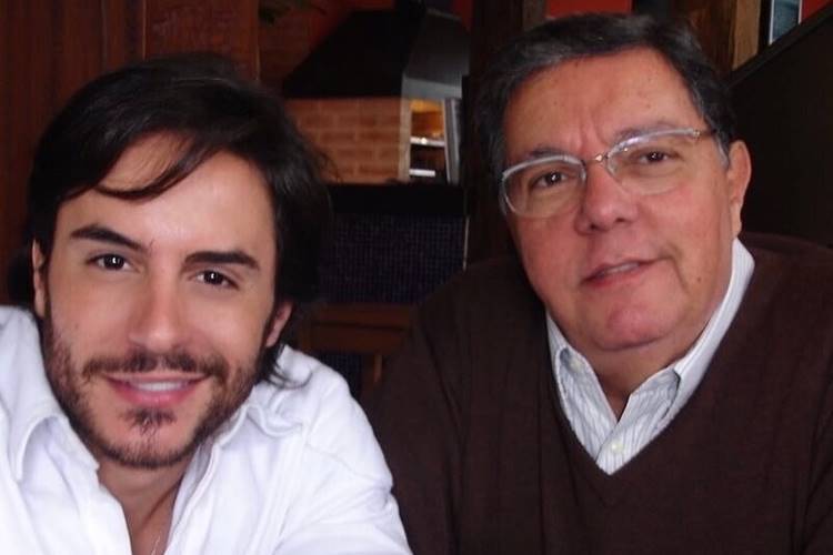 Ricardo Tozzi com o pai