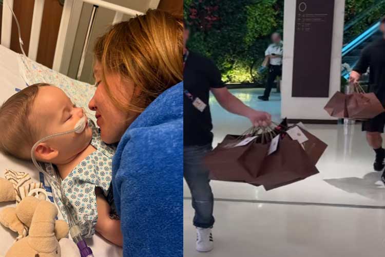 Virginia presenteia equipe que cuidou de José Leonardo durante internação: ‘Lembrancinha’