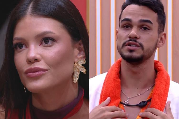 BBB25: João Gabriel se revolta e xinga Vitória após atriz barrar seu irmão de festa: “Tá muito put*”