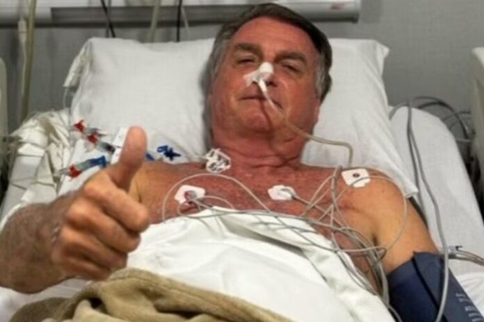 Jair Bolsonaro no hospital