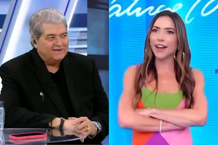 Datena e Patrícia Abravanel (Reprodução: SBT)