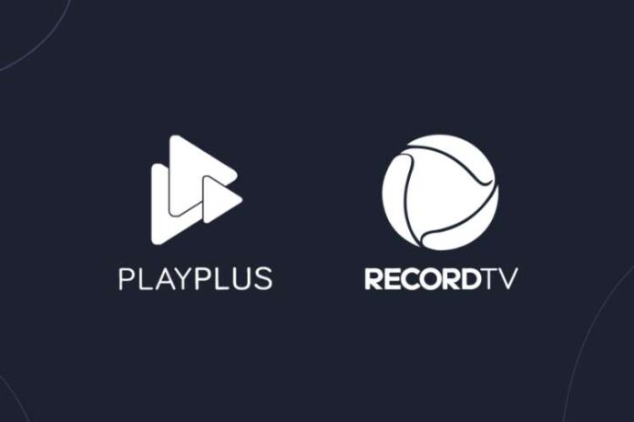 Logos do PlayPlus e da Record (Divulgação/Record)
