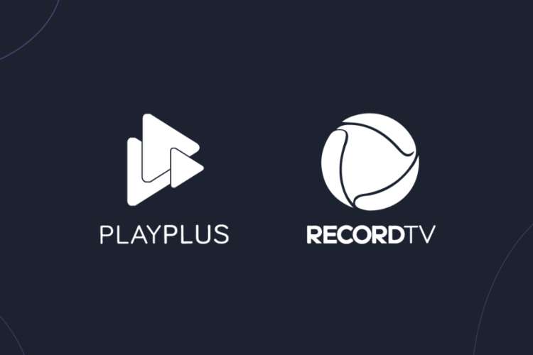 Logos do PlayPlus e da Record (Divulgação/Record)