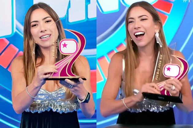 Patricia Abravanel agradece troféus do Prêmio Área VIP 2024