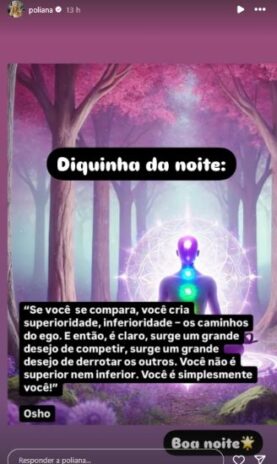 Post de Poliana Rocha (Reprodução: Instagram)