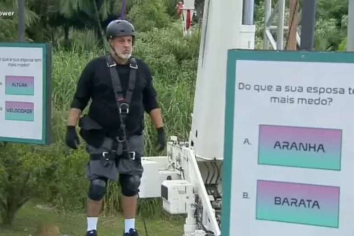 Prova dos Homens foi nas alturas (Reprodução/Record)