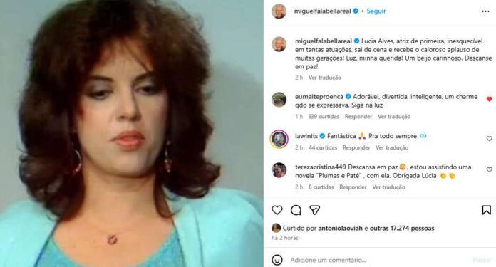 Publicação de Miguel Falabella (Reprodução/Instagram)