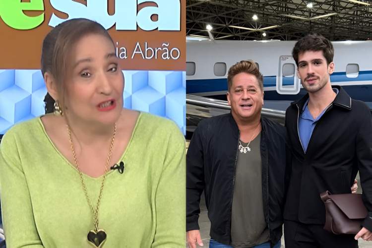 Sonia Abrão, Leonardo e João Guilherme