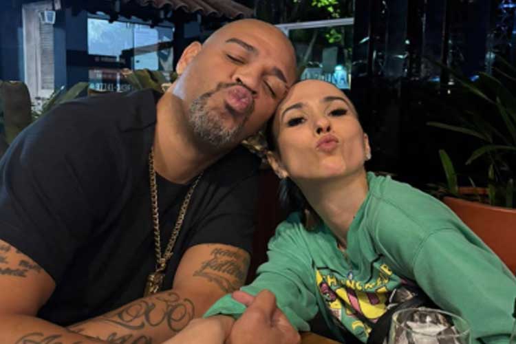 Tatá Werneck quebra silêncio após Adriano Imperador abandonar gravação: ‘Houve um problema’