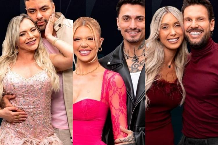 Ana Paula e Antony, Gi e Diego e Talira e Rafa (Montagem/Área VIP/Record)