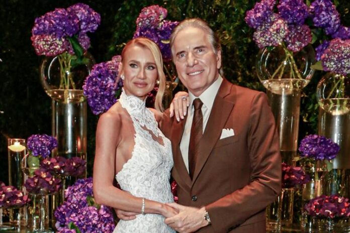 Ana Paula Siebert e Roberto Justus