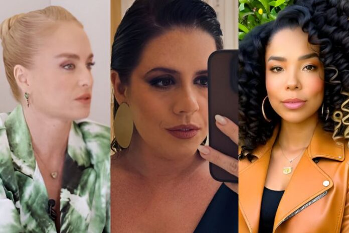 Angélica, Tati Machado e Micheli Machado (1) Angélica, Tati Machado e Micheli Machado (Reprodução: Youtube/Instagram)