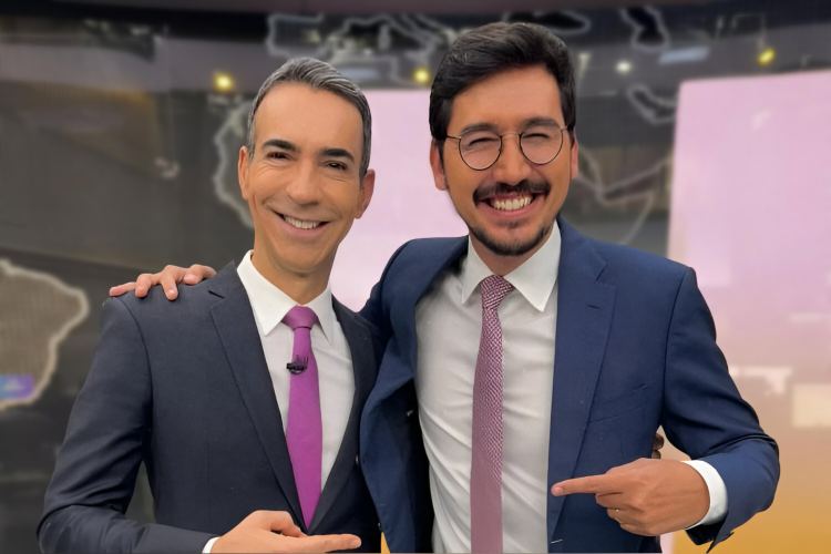Amigão! César Tralli vibra após Nilson Klava ser promovido na Globo: “Um orgulho enorme deste amigo”