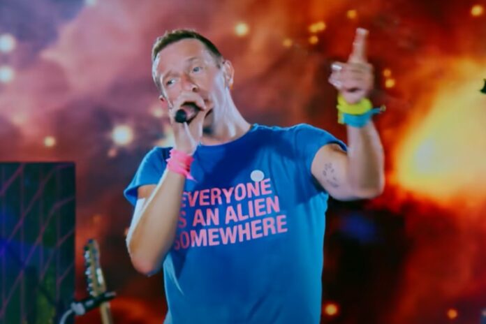Chris Martin, vocalista do Coldplay - Foto: Reprodução/YouTube