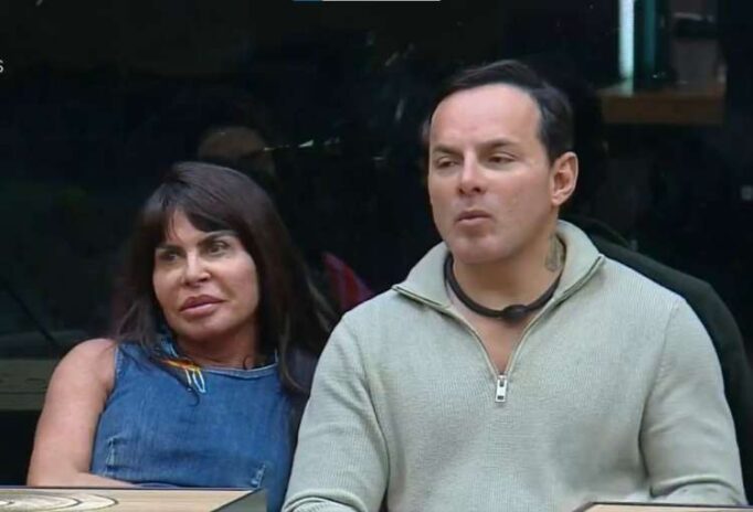 Gretchen e Esdras no Power Couple Brasil 7 (Reprodução/PlayPlus)