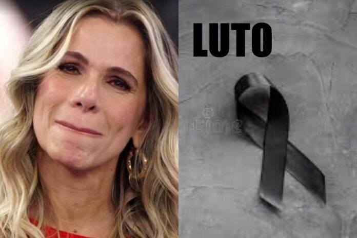 Ingrid Guimarães e símbolo de luto (Montagem/Área VIP/Globo/Internet)