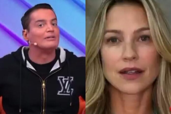 Leo Dias e Luana Piovani (Montagem/Área VIP/SBT)