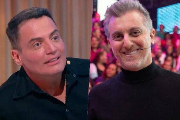 Leo Dias e Luciano Huck (Montagem/Área VIP/SBT/Globo)