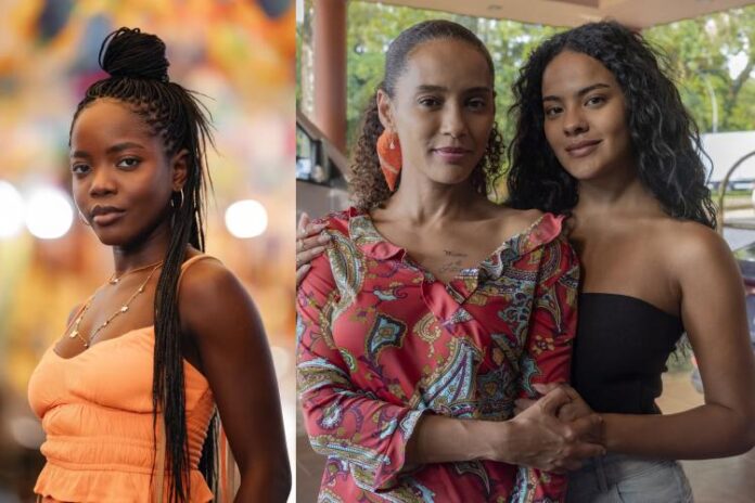 Leona de Dona de Mim e Raquel e Maria de Fátima de Vale Tudo (Montagem/Área VIP/Globo)