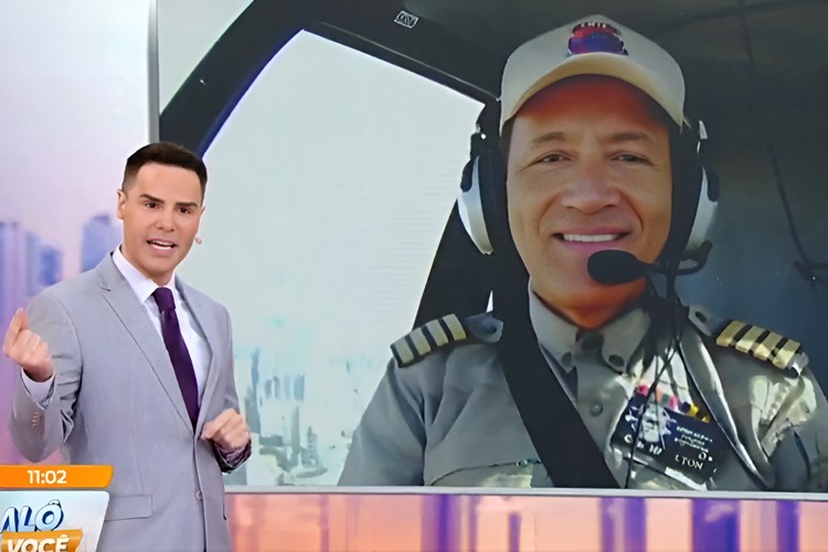 Luiz Bacci renova parceria com comandante Hamilton em estreia do ‘Alô Você’ no SBT