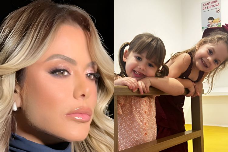 Poliana Rocha abre o jogo e expõe motivo de estar afastada das netas, Maria Alice e Maria Flor, e afirma: “Saudade”