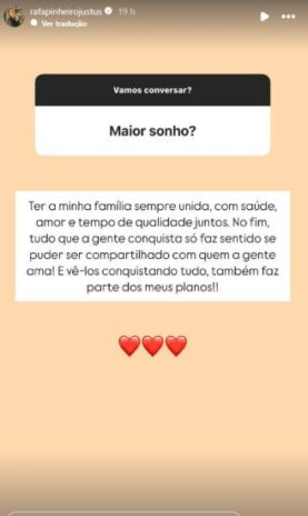 Post de Rafaella Justus (Reprodução: Instagram)