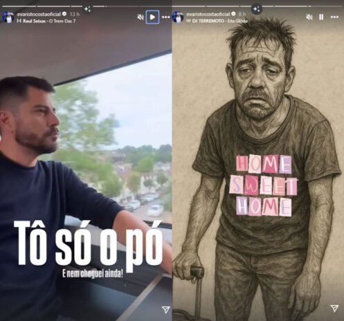Post de Evaristo Costa (Reprodução: Instagram)