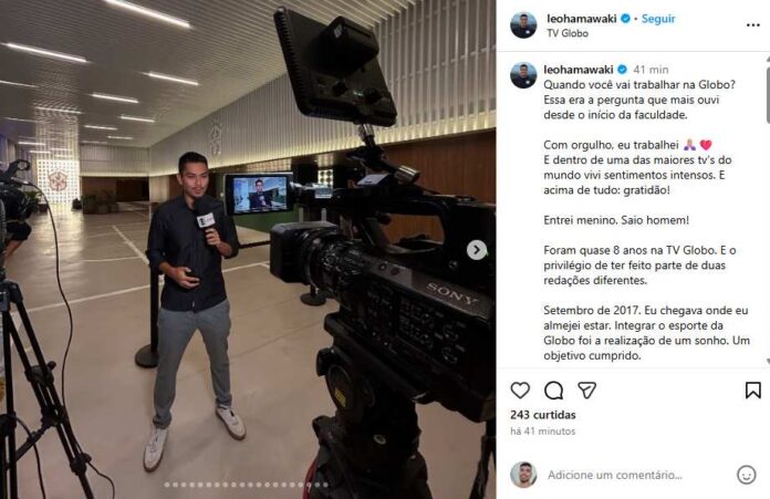 Publicação de Leo Hamawaki (Reprodução/Instagram)
