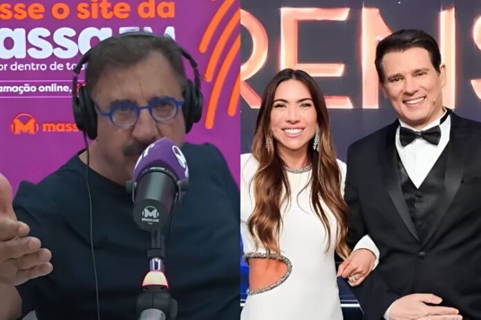 Ratinho, Patrícia Abravanel e Celso Portiolli