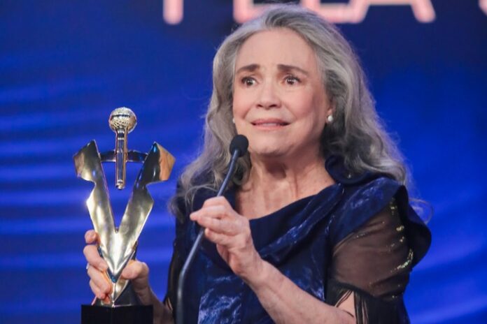 Regina Duarte no Troféu Imprensa (Rogerio Pallatta/SBT)
