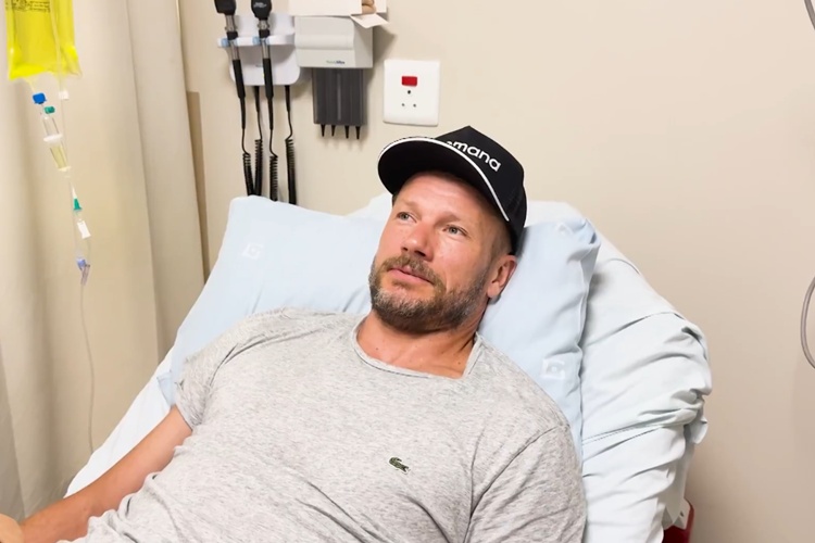 Rodrigo Hilbert sofre lesão e passa por cirurgia de emergência
