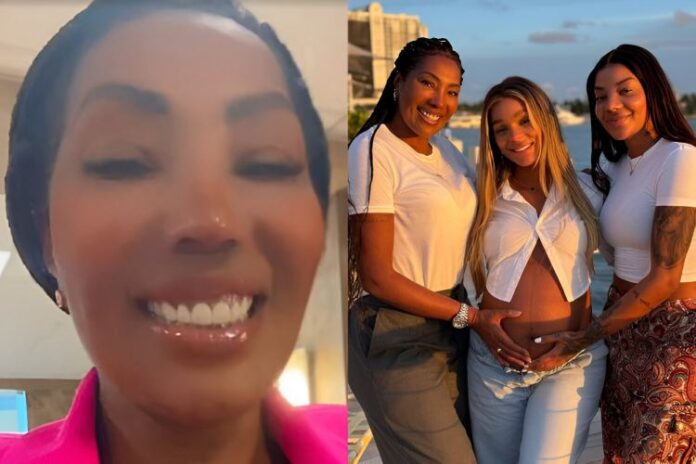 Silvana Oliveira, as novas mamães Ludmilla e Brunna Gonçalves (Reprodução: Instagram)