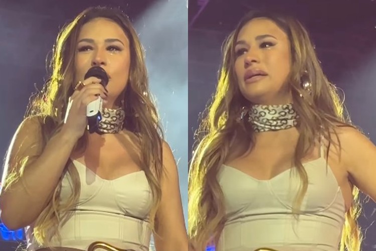 Simone Mendes fica sem voz e durante show vai às lágrimas: “não podia”