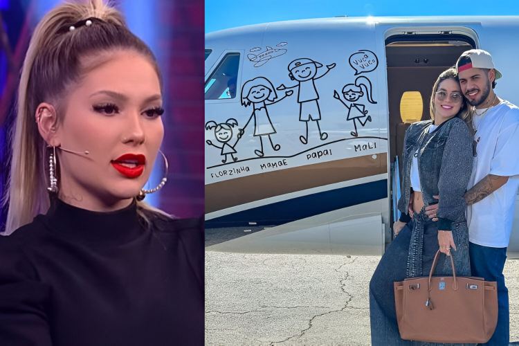 Virginia Fonseca mandou apagar desenho da família no avião após separação? Equipe da influenciadora se pronuncia