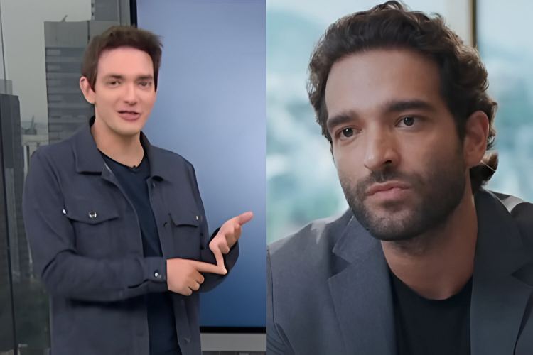 Alessandro Jodar paralisa jornal e detona Afonso, da trama ‘Vale Tudo’, ao vivo: “Herdeiro, né!”